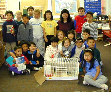 Class Picture with Chickens